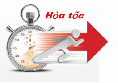 nhân viên giao hàng chạy đua với đồng hồ trong dịch vụ "Giao hàng khẩn cấp" trên website "A lô là giao!"